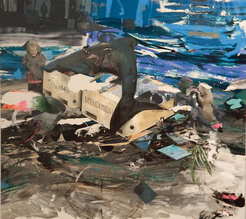 Dopo-lacqua-le-nuvole-2012-acrilico-su-tela- -acrylic-on-canvas-200-x-220-cm